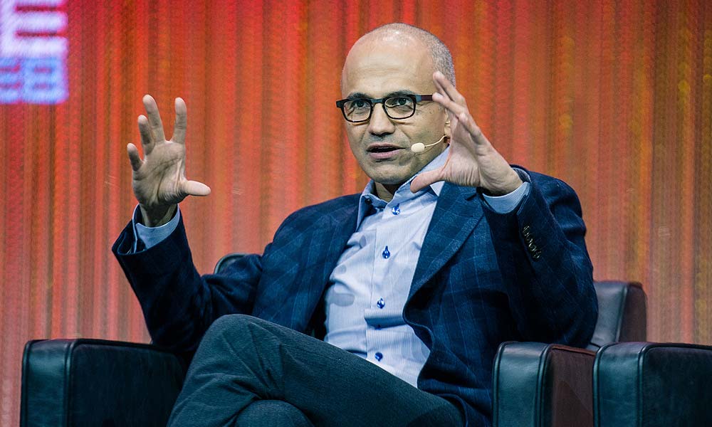 Microsoft CEO, Satya Nadella. - Photo by LeWeb