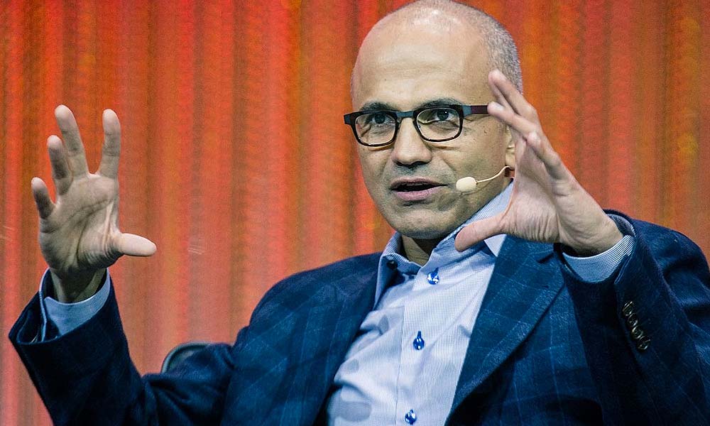 Microsoft CEO, Satya Nadella. Photo courtesy Le Web (cc-by)