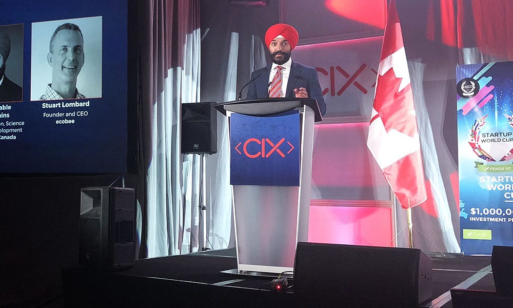 Canada’s Minister of Innovation, Science and Economic Development, Navdeep Bains. - Photo by DX Journal