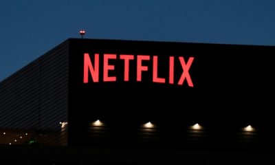 Netflix's building in Los Angeles, California; a shareholder has filed a class action lawsuit against the streaming company, which reported a dip in subscribers for the first three months of 2022