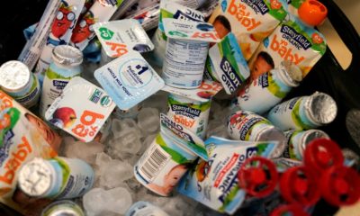 Stonyfield Farm's organic yogurts for babies have proven popular, and the company aims to build a second assembly line for the product this year