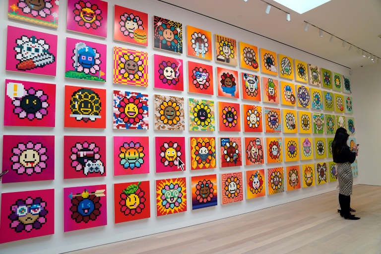 Takashi Murakami's new show at the Gagosian in New York features a flowers NFT project that reinterprets the Japanese artist's iconic flower motif