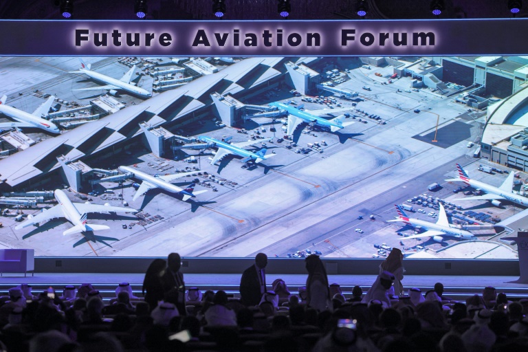 The Future Aviation Forum in the Saudi capital Riyadh heard of the kingdom's aviation goals that include more than tripling annual passenger traffic and building a new "mega airport"