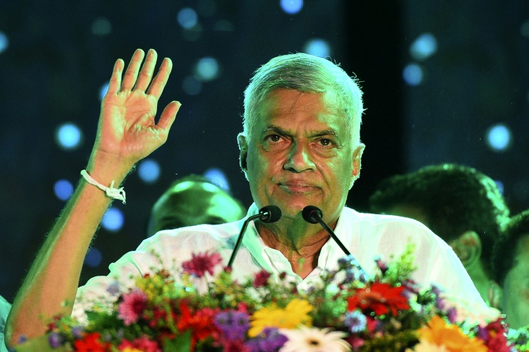 Respected five-time former premier Ranil Wickremesinghe was the frontrunner to head a 'unity government' in Sri Lanka