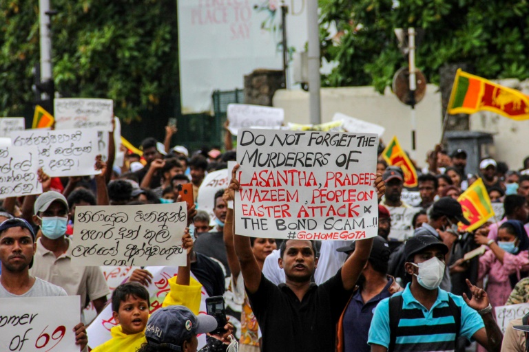 Protestors have been camped outside President Gotabaya Rajapaksa's residence demanding that he resign
