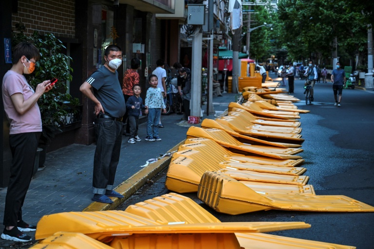 Barriers erected to isolate buildings and city blocks in Shanghai have been taken down in many areas as authorities ease Covid restrictions