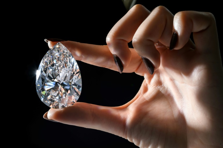 'The Rock' white diamond could fetch $20-30 million -- or more