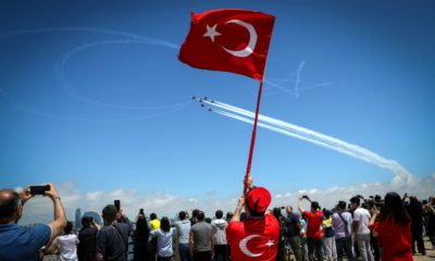 Turkey has been showcasing its defence technology in Azerbaijan's capital Baku