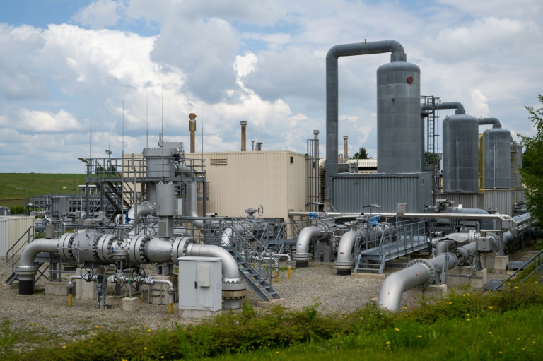 The Uniper Energy Storage facility in Unterreit, southern Germany, stores gas underground