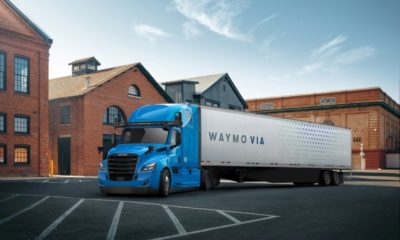 A vision for the future of logistics includes self-driving trucks like this one pictured by Alphabet-owned Waymo handling the long-hauls then ceding cargo to humans for the local legs to destinations.