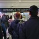 British airports have seen scores of flight cancellations and delays for passengers