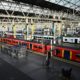 Empty platforms and trains at Waterloo Station during this week's strike action