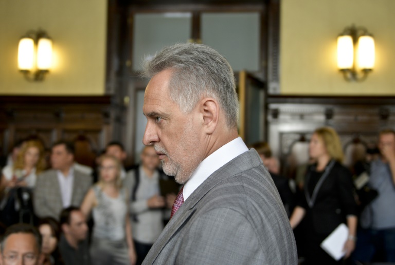 Dmytro Firtash, one of Ukraine's richest men, pictured in an Austrian court in 2019