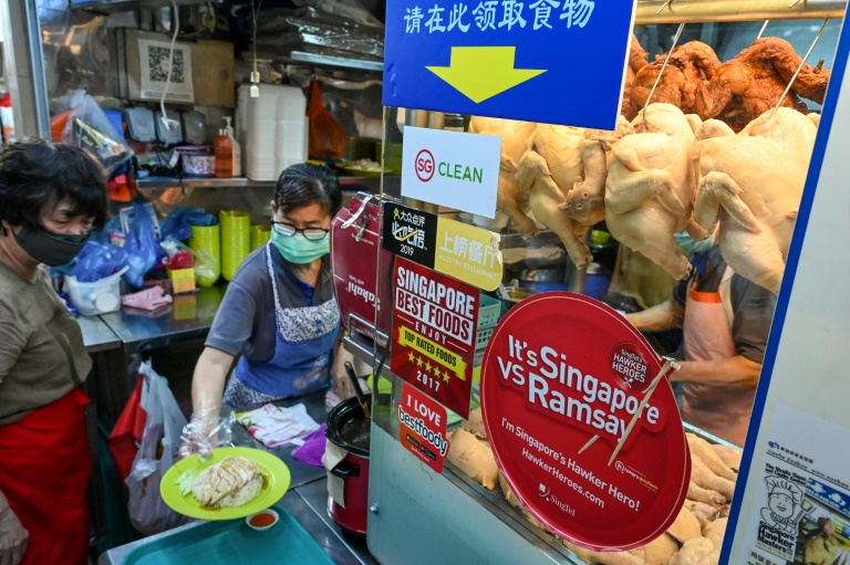 A day before the export curbs kicked in, Singaporeans flocked to the city's food courts to get a taste of their favourite chicken rice ahead of a feared hike in prices