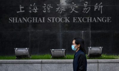The Shanghai Stock Exchange was among those dropping Friday morning following another selloff on Wall Street