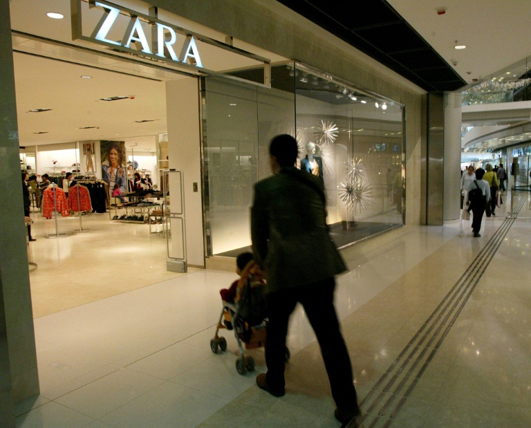 Spanish clothing giant Inditex, which owns Zara, is the world's biggest fashion retailer