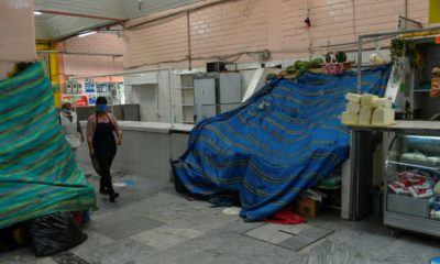 Northern Quito's Inaquito Market is now mostly deserted -- a victim of the shortages that are starting to have a detrimental effect on the country