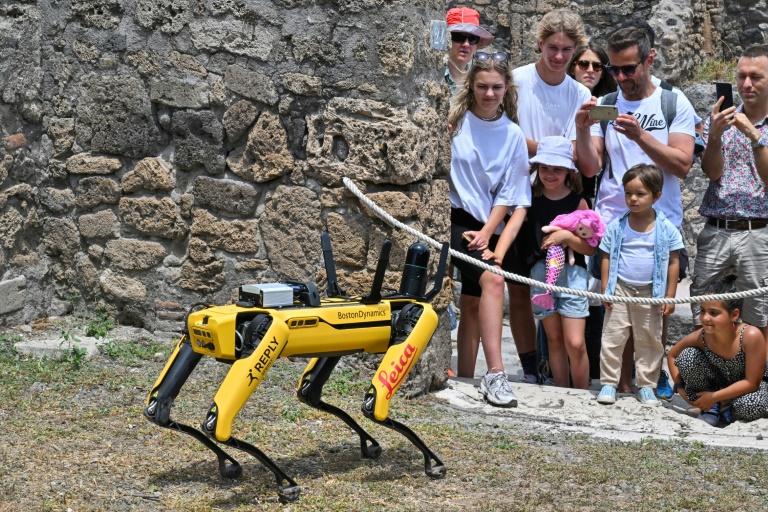 Spot's current mission at Pompeii is to monitor hard-to-access areas of the sprawling ruins