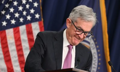 Federal Reserve Board Chairman Jerome Powell said he did not believe the United States was in a recession -- but then said the Fed doesn't make such determinations itself