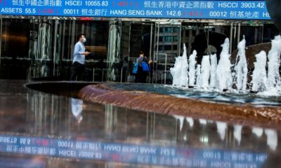 Stocks in Hong Kong gained, after reopening following a public holiday
