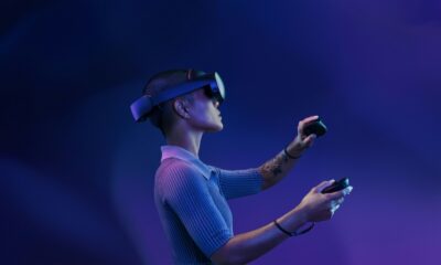 In this undated image courtesy of Meta Connect, a person experiences the new Meta Quest Pro VR headset