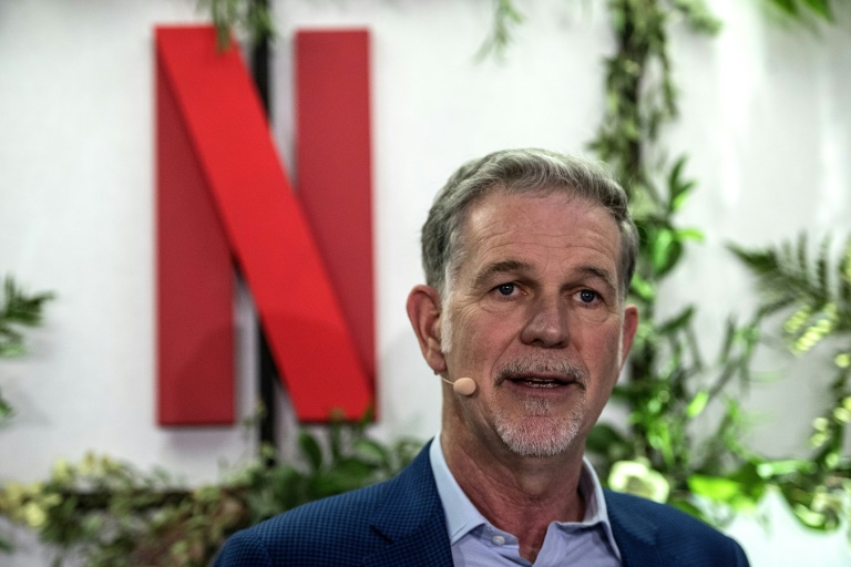 Netflix announced that Reed Hastings -- seen here in January 2020 -- has stepped down as co-CEO of the company he co-founded and helped grow from a DVD rental service to a global streaming giant