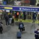 Normally bustling London train stations were quiet on Tuesday, the first normal working day of 2023 after the New Year break