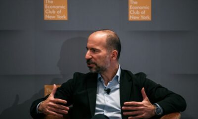 Uber CEO Dara Khosrowshahi predicted the company would be largely insulated from an economic downturn