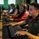 Young Libyans glued to their gaming screens in the Libyan capital Tripoli