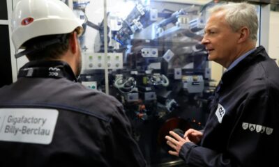 French Finance Minister Bruno Le Maire said Europe must 'flex its muscles' in the industrial sector