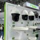 Surveillance equipment on display at the Security China expo in Beijing