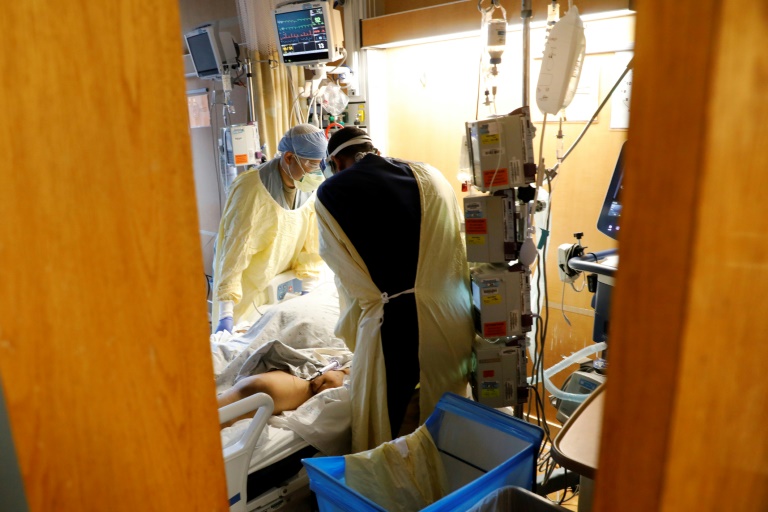 An army critical care nurse, tends to a Covid-19 patient on a ventilator; a predictive AI tool could soon help doctors better understand the likelihood of key patient outcomes