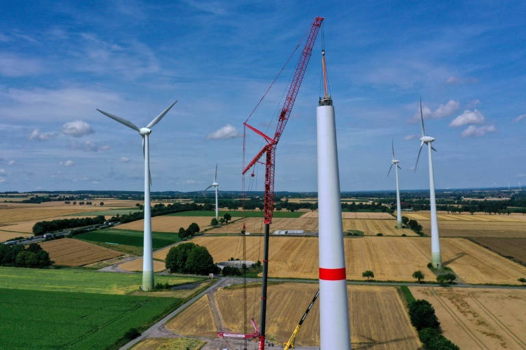 The German Wind Energy Association said 331 wind power stations had been built in Europe's top economy since January with a capacity of 1.57 gigawatts