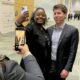 Sam Altman, former CEO of OpenAI, takes photos with attendees during the Asia-Pacific Economic Cooperation (APEC) Leaders' Week in San Francisco