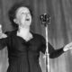 Edith Piaf on stage at the Paris Olympia on December 30, 1960