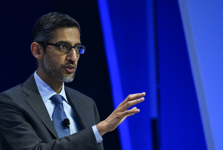 Sundar Pichai, CEO of Google and Alphabet, speaks at the Asia-Pacific Economic Cooperation (APEC) Leaders' Week in San Francisco