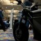 A man walks past an e-bike at the The Mirage resort during the Consumer Electronics Show (CES) in Las Vegas