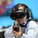 Taiwanese company HTC showed off its virtual reality headset at the Mobile World Congress (MWC), the telecom industry's biggest annual gathering, in Barcelona