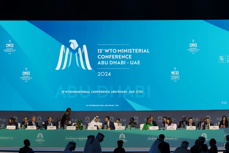 The WTO meeting in the capital of the United Arab Emirates had opened on Monday with major disagreements between the body's 164 member states on key issues
