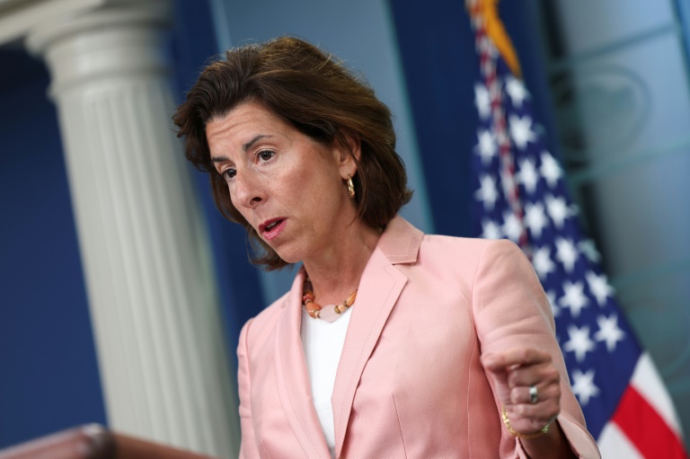 US Commerce Secretary Gina Raimondo said artificial intelligence was a 'game changer' in the demand for advanced chips